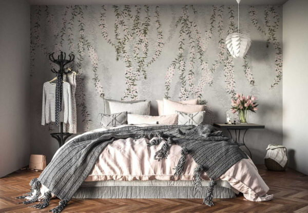 Wallpaper with flowers Wallpaper with flowers