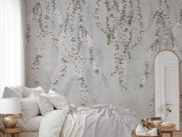 Wallpaper with flowers Wallpaper with flowers