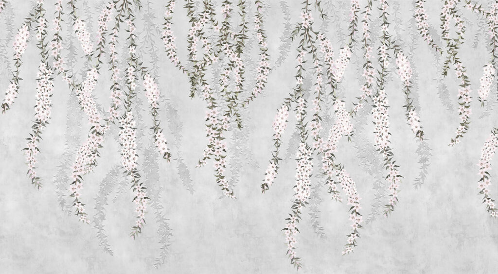 Wallpaper with flowers Wallpaper with flowers