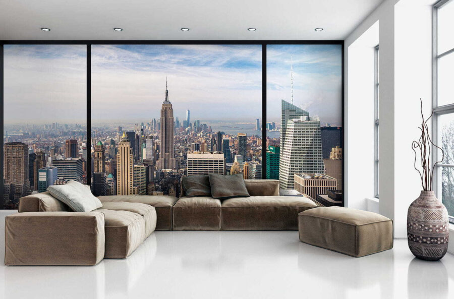 City with tall buildings