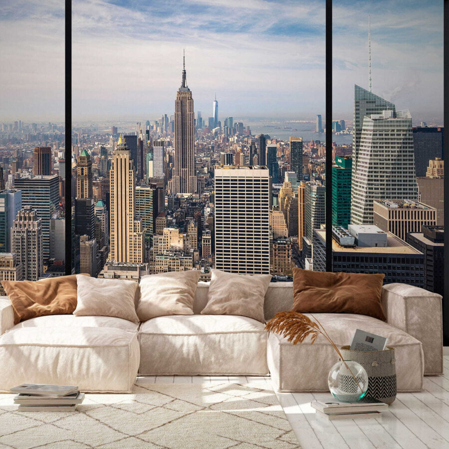 City with tall buildings