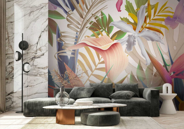 Vibrant tropical foliage in harmony. Vibrant tropical foliage in harmony.