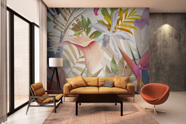 Vibrant tropical foliage in harmony. Vibrant tropical foliage in harmony.