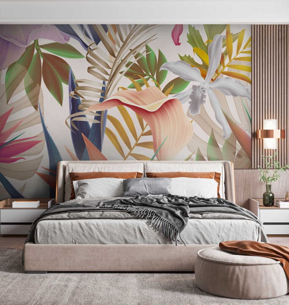 Vibrant tropical foliage in harmony Vibrant tropical foliage in harmony