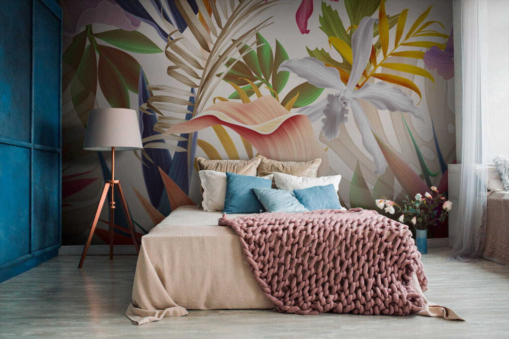 Vibrant tropical foliage in harmony Vibrant tropical foliage in harmony