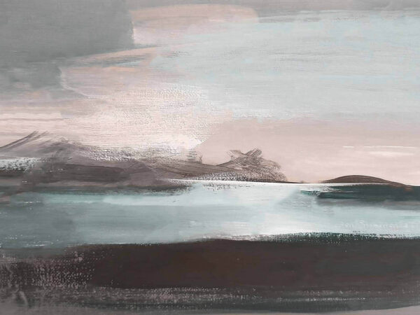 Painting of a body of water Painting of a body of water
