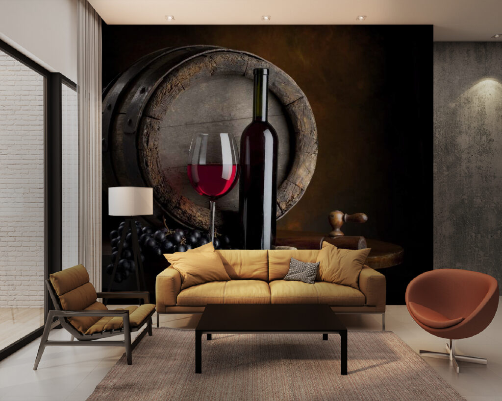 Wine bottle and glass on a table u65206pig28 1024x819 - Wine bottle and glass on a table - tegory