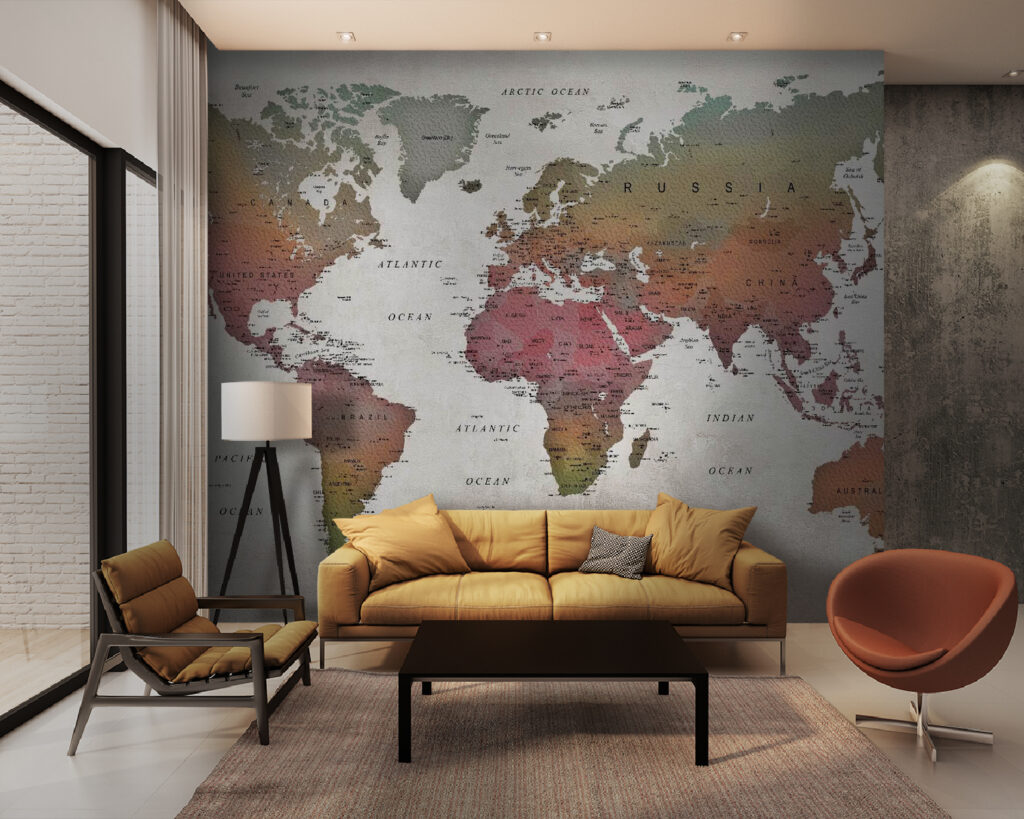 Map of the world Map of the world