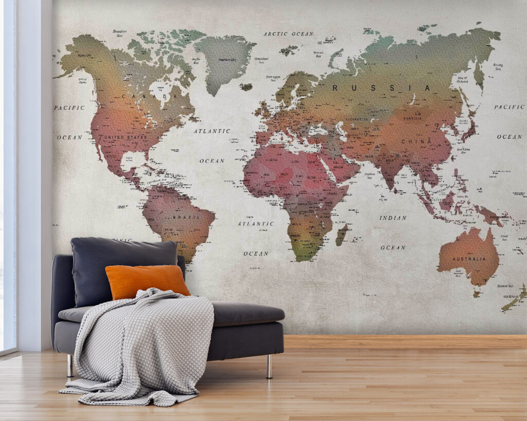 Map of the world Map of the world