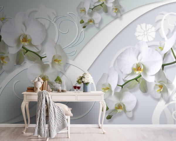 Beautiful orchids on a soft background Beautiful orchids on a soft background