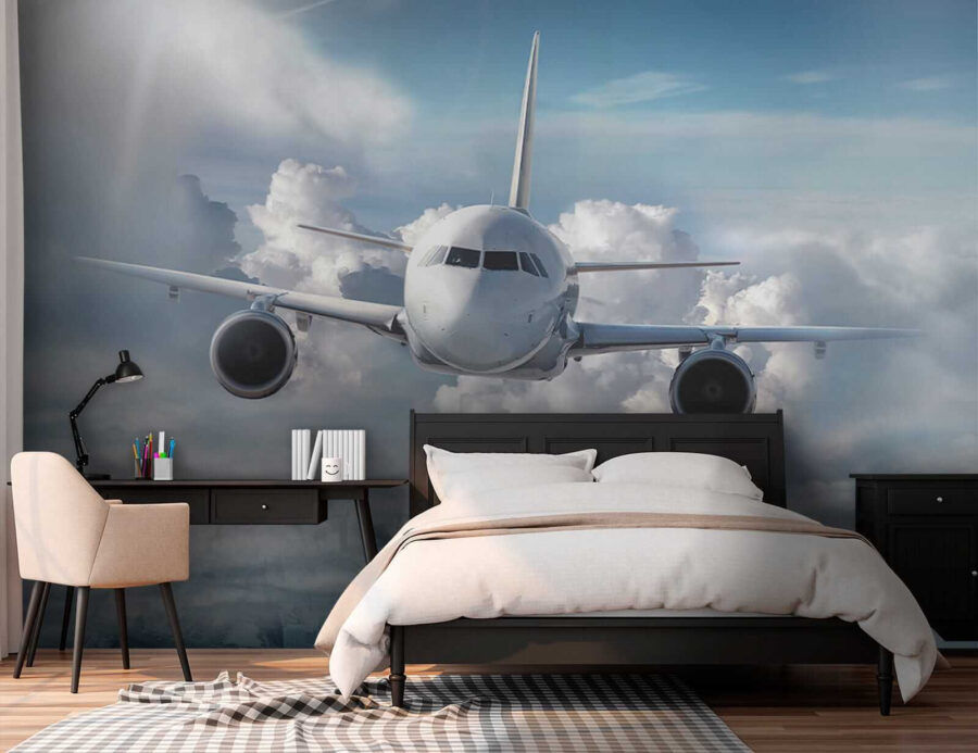 Wall murals An airplane flying in the sky - Image 7