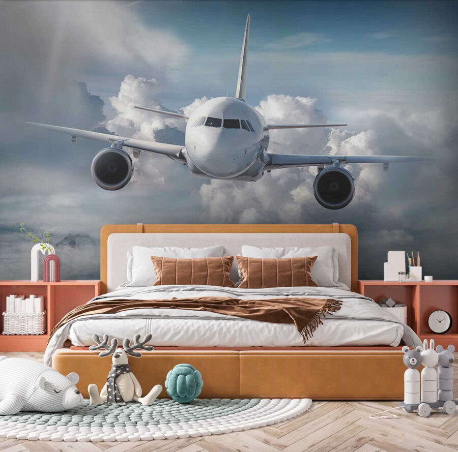 Wall murals An airplane flying in the sky - Image 4