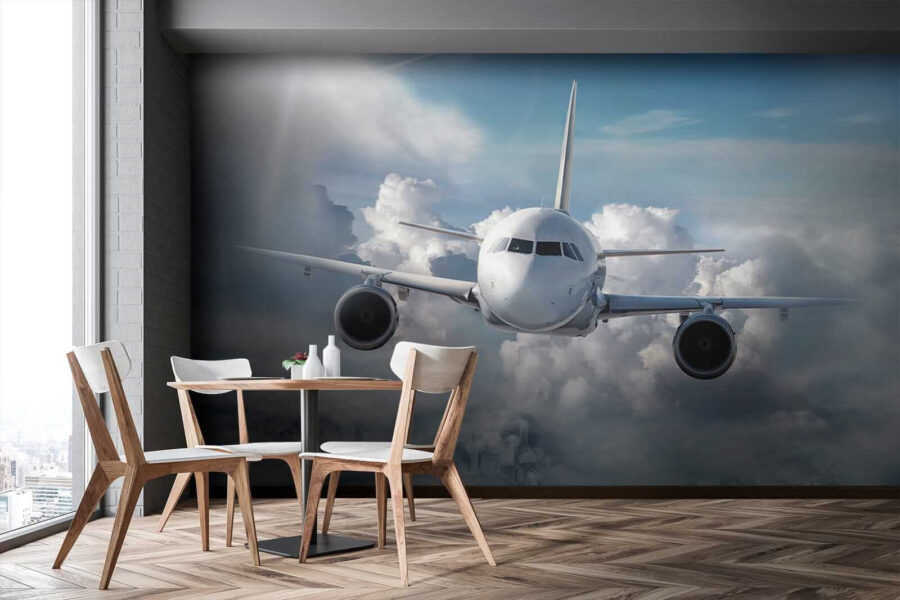Wall murals An airplane flying in the sky - Image 2