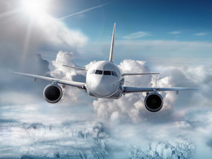 Wall murals An airplane flying in the sky - Image 10
