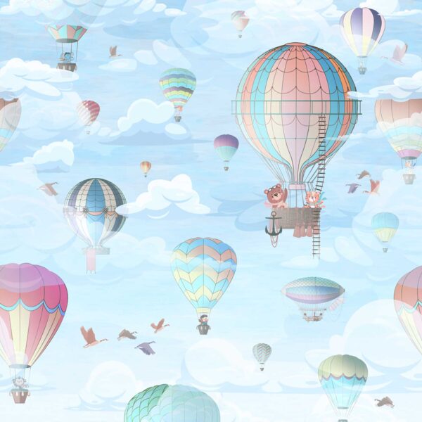 Pattern of hot air balloons Pattern of hot air balloons