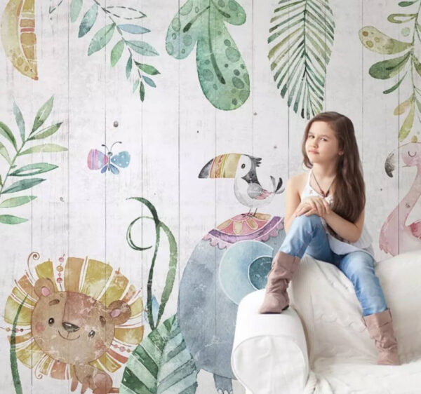 Wall mural of animals Wall mural of animals