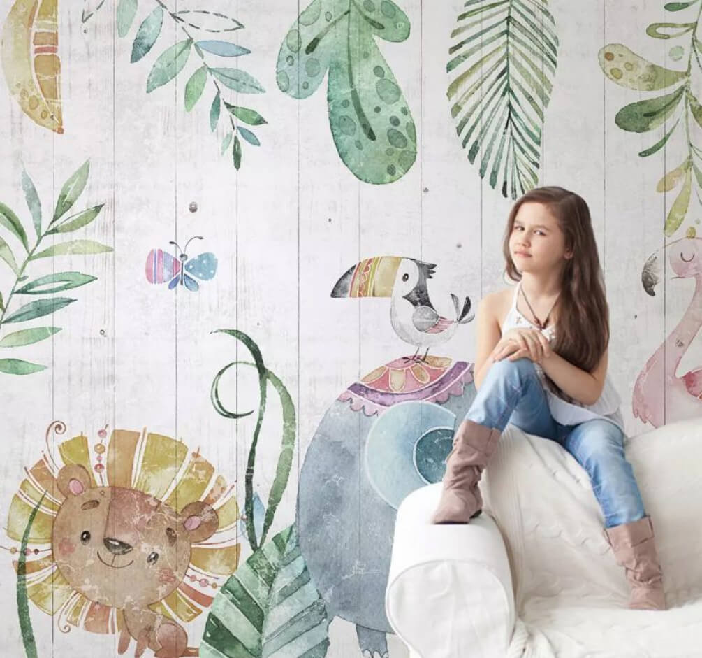 Wall mural of animals u62033pir1m - Wall mural of animals - tegory