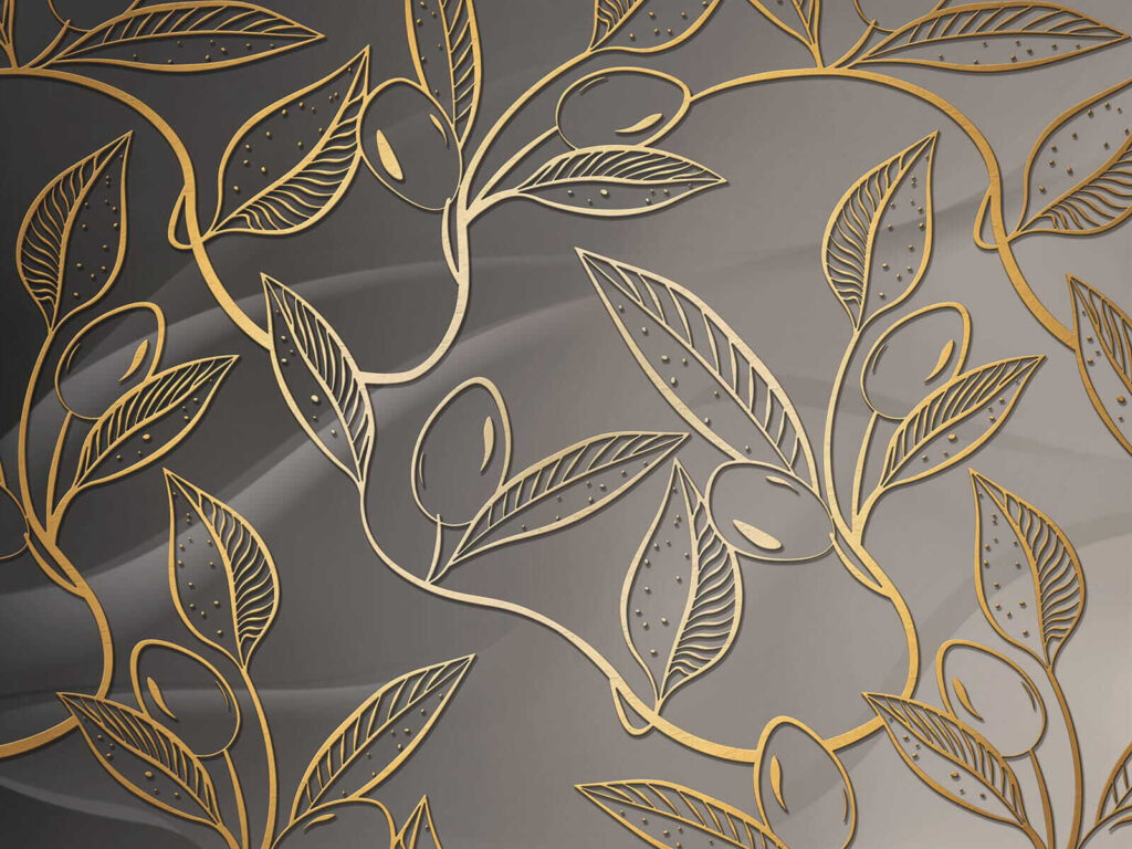 Elegant floral design on dark background Elegant floral design on dark background