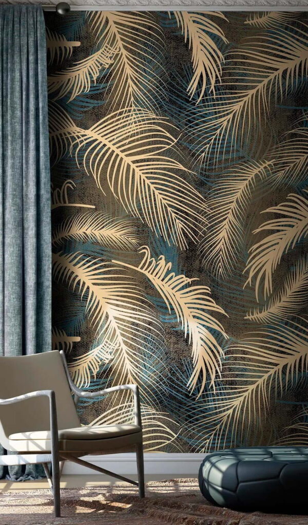 Pattern of palm leaves u59543pih1m 600x1022 - Pattern of palm leaves - tegory