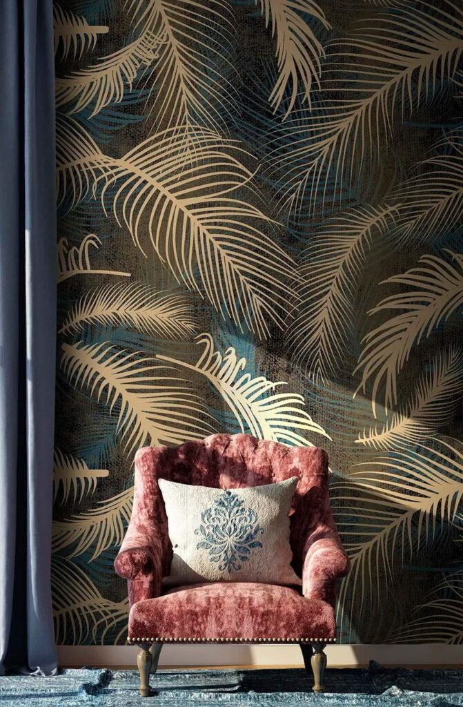 Pattern of palm leaves u59543pig2 671x1024 - Pattern of palm leaves - tegory