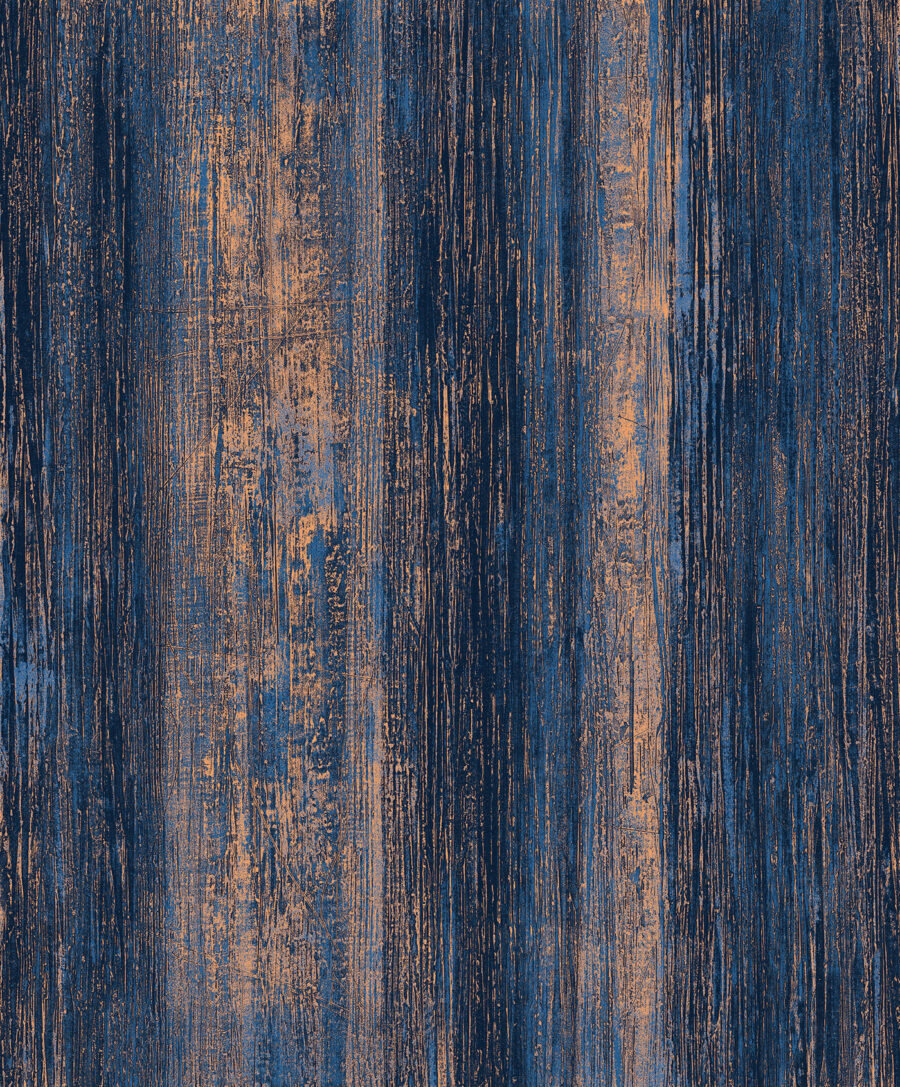 Wall murals Blue and orange striped surface - Image 4