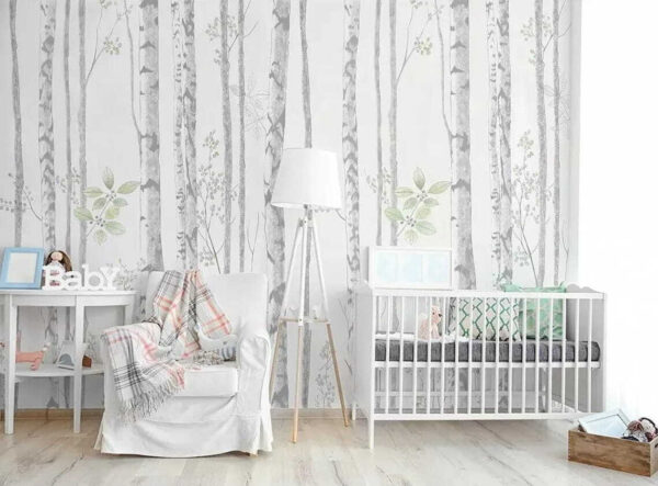 Wallpaper with trees and leaves Wallpaper with trees and leaves