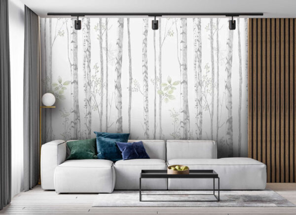 Wallpaper with trees and leaves Wallpaper with trees and leaves