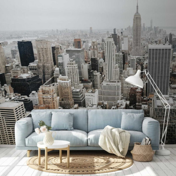 Wall murals Wall murals City with many tall buildings (SKU: u58745)