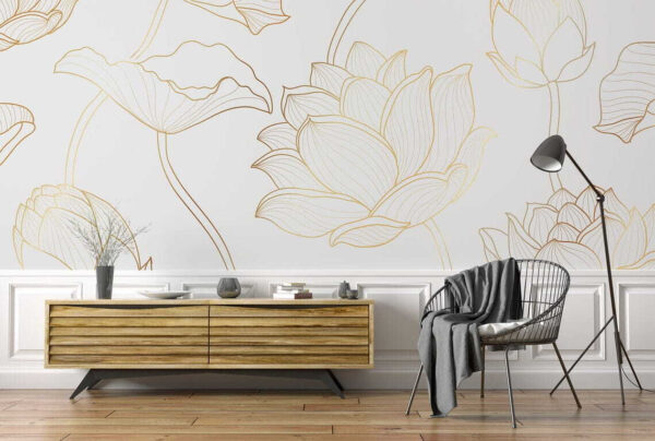 Pattern of flowers on a white background Pattern of flowers on a white background