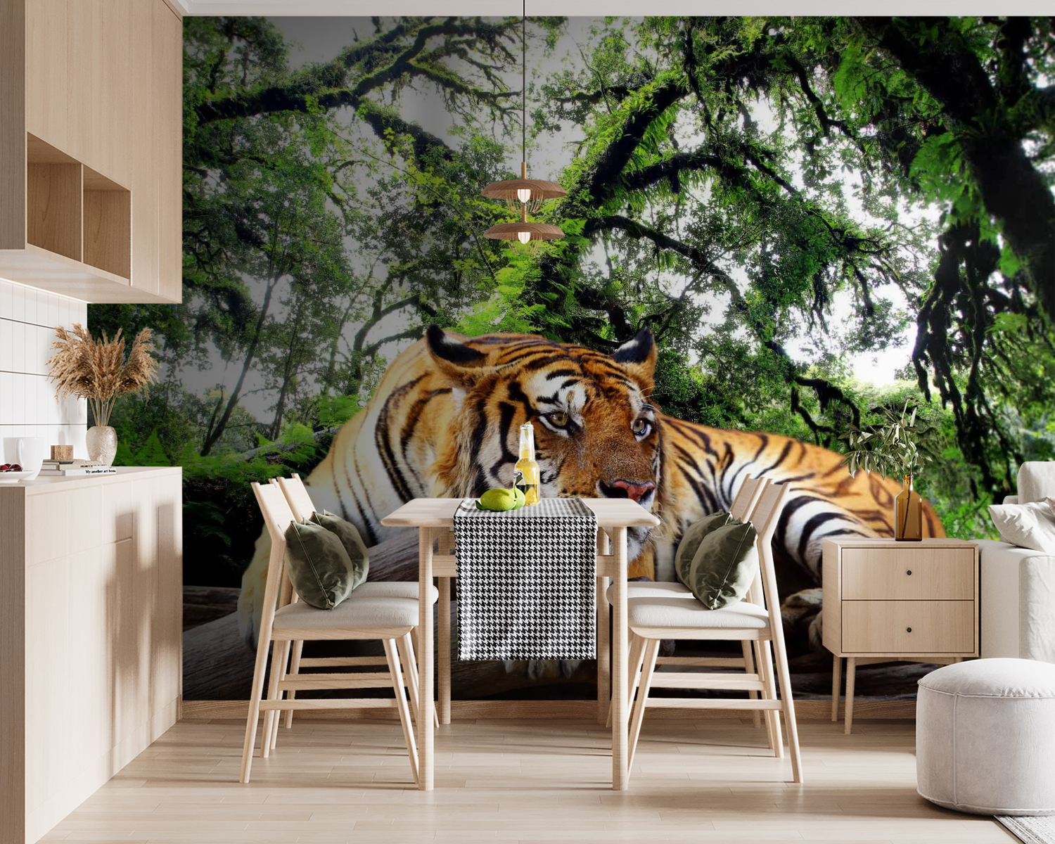 u57805pik119m - Tiger lying on a log - tegory