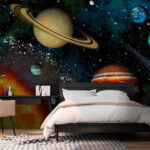 Wall murals Planets in the solar system