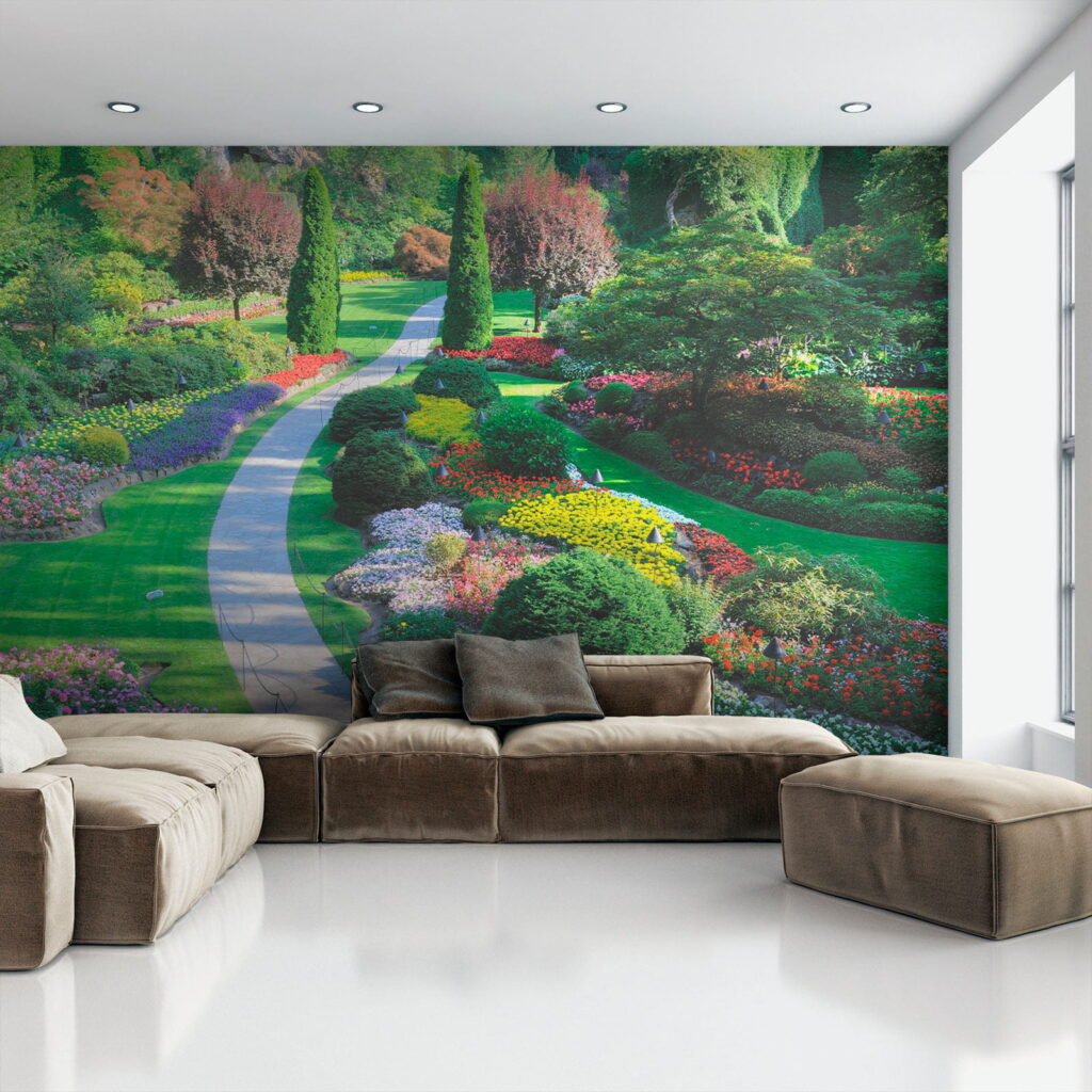 Garden with many flowers and trees u57674pig1 1024x1024 - Garden with many flowers and trees - tegory