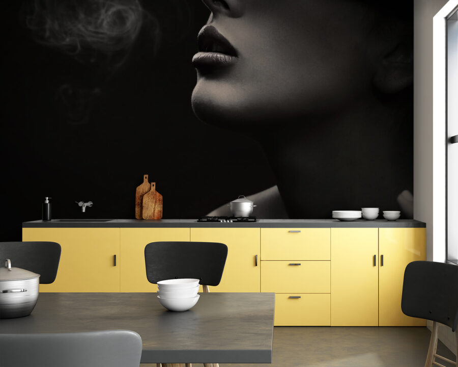 Woman wearing a hat and smoking Woman wearing a hat and smoking