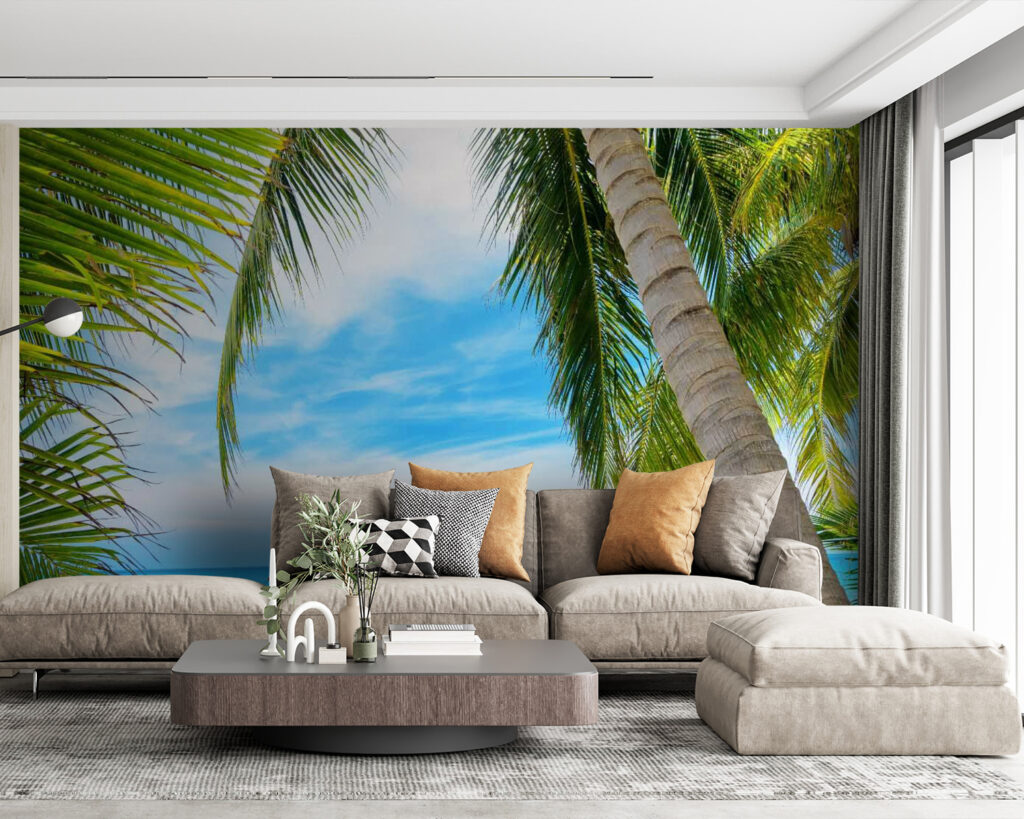 u55218pig63 1024x819 - Palm trees on a beach - tegory