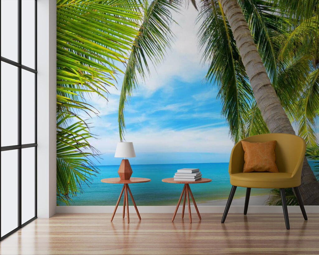 u55218pig3 1024x819 - Palm trees on a beach - tegory