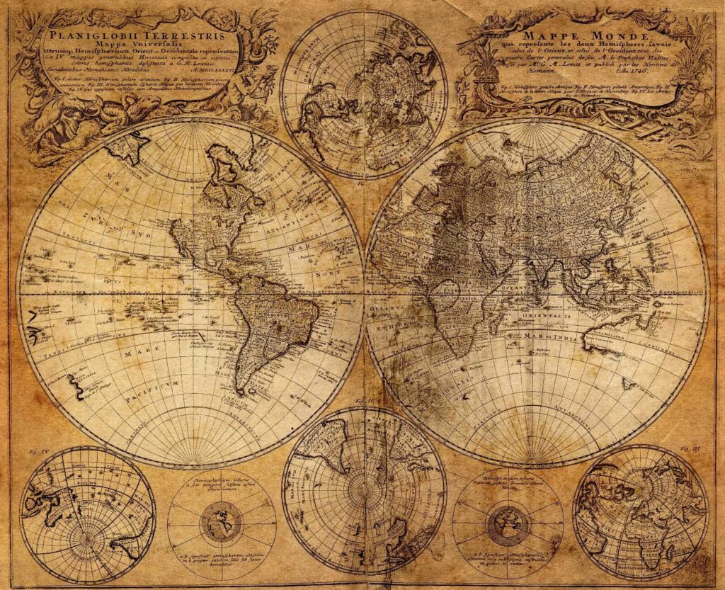 Map of the world Map of the world