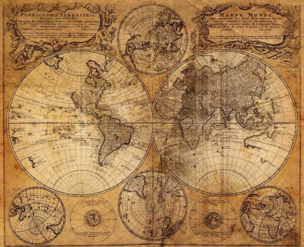 Map of the world Map of the world