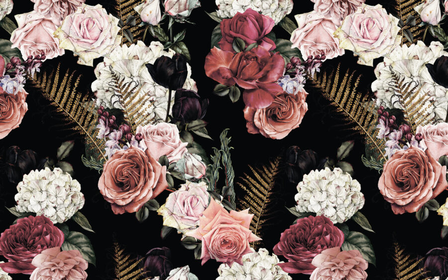 Floral pattern of flowers