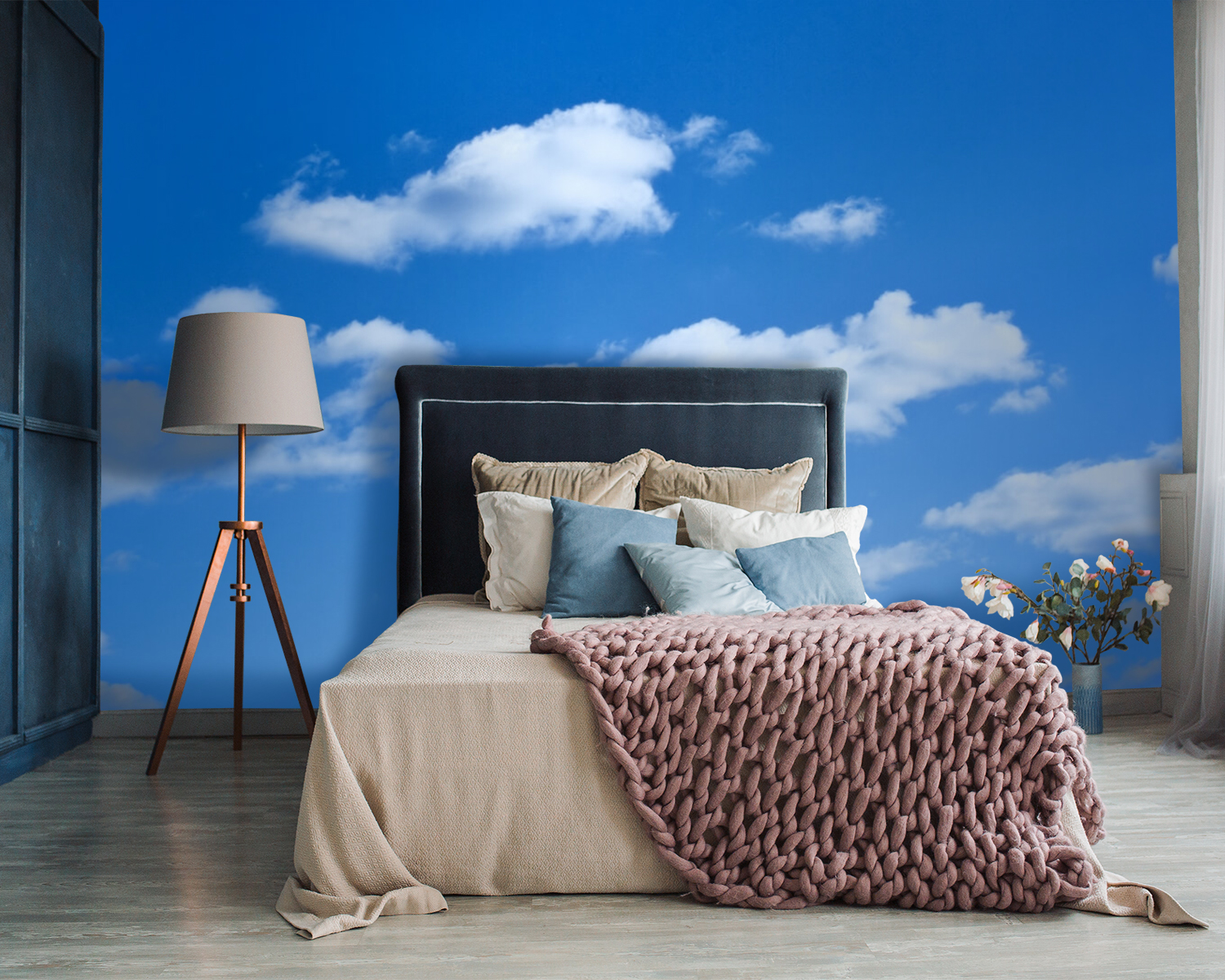 Blue sky with clouds u53887pib87m - Blue sky with clouds - tegory