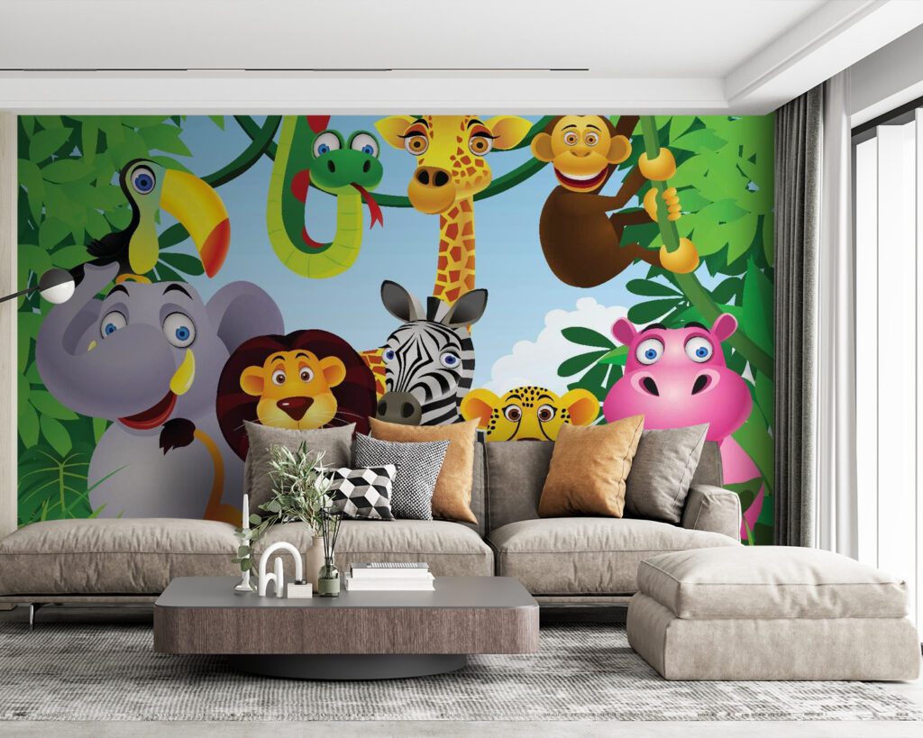 Group of animals in the jungle u53685pig63 1024x819 - Group of animals in the jungle - tegory