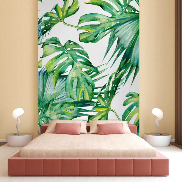 Lush green leaves in vibrant arrangement Lush green leaves in vibrant arrangement