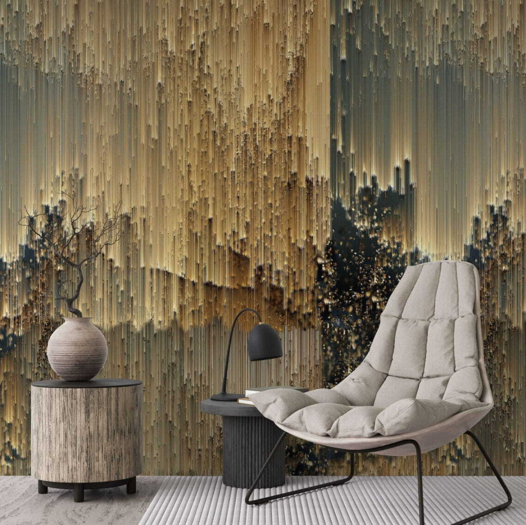 Abstract patterns in muted tones