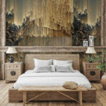 Wall murals Abstract patterns in muted tones