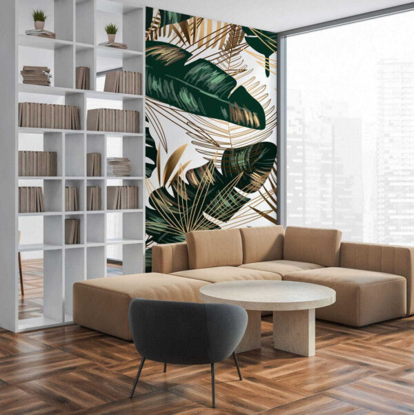 Lush Tropical Leaves in Elegant Design Lush Tropical Leaves in Elegant Design