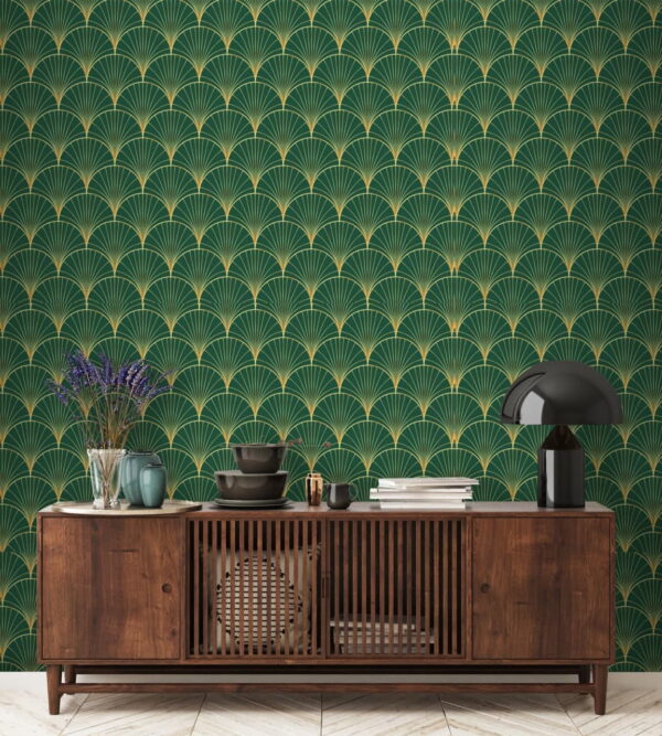 Green and yellow pattern Green and yellow pattern