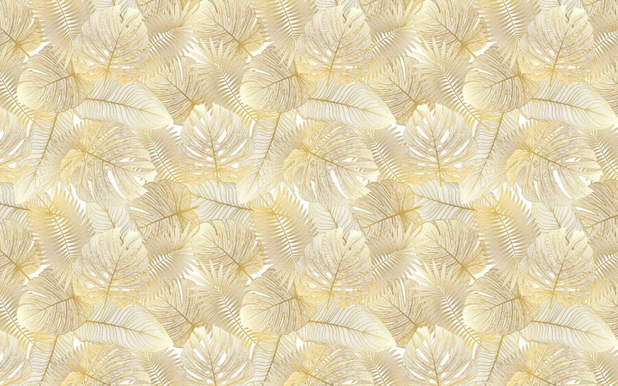 Wall murals Pattern of leaves - Image 3