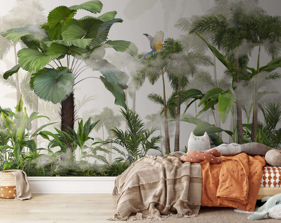 Group of trees and plants
