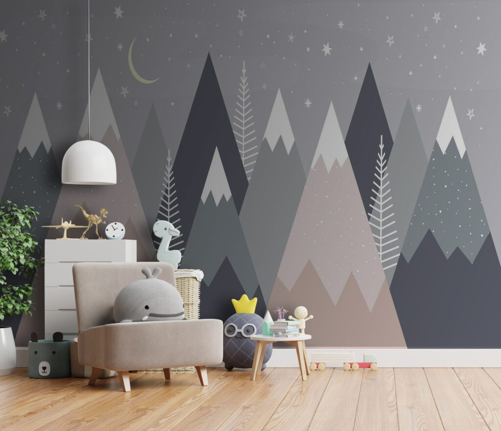u51255pir1m 1024x882 - Mountain range with trees and stars - tegory