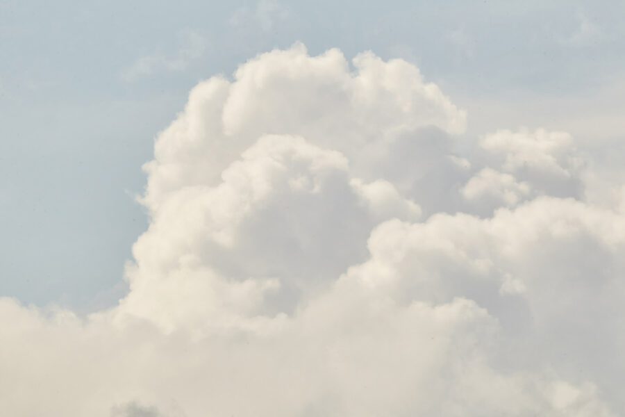 Wall murals Large white cloud in the sky - Image 2