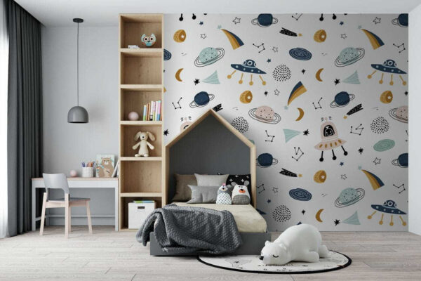 Pattern of cartoon objects Pattern of cartoon objects